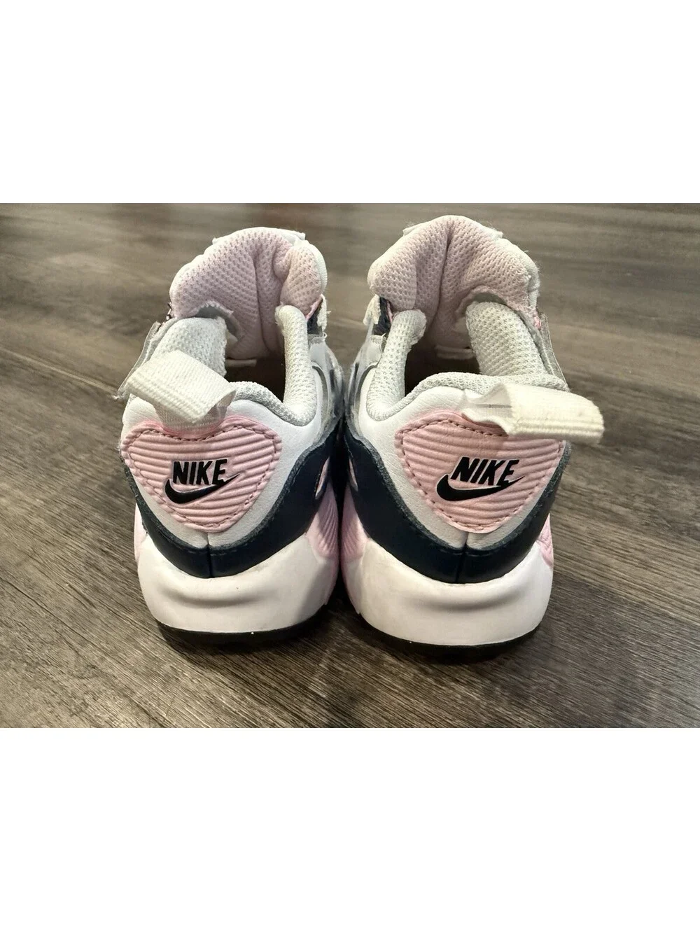 Nike Air Max 90 Easyon White/Pink Toddler Sneakers HF6359-104- SZ 5.5C